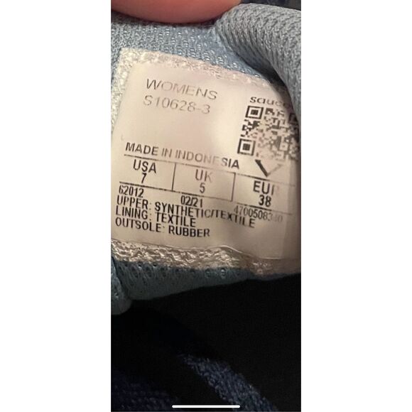 Saucony Cohesion Women's Blue Gray Lace Up Athletic Running Sneakers Size 7 - Picture 9 of 10